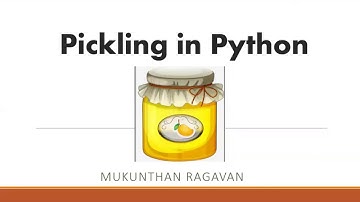 Pickling in Python
