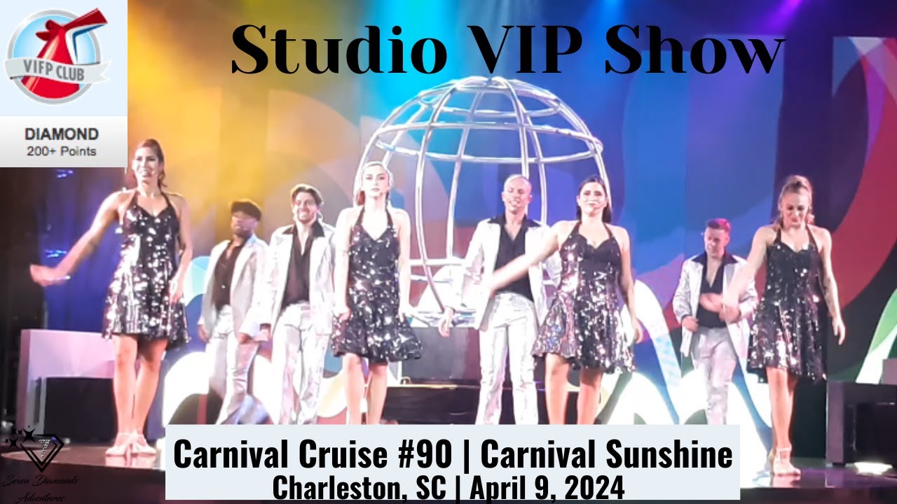 PLAYLIST PERFORMERS!  STUDIO VIP SHOW!  Carnival Sunshine, April 9, 2024