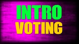 Video Intro Voting