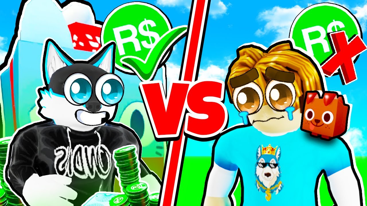 Pay to Win VS Free to Play💸Pet Simulátor X