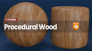 How do you make a procedurally generated realistic wood material in Blender 3D?