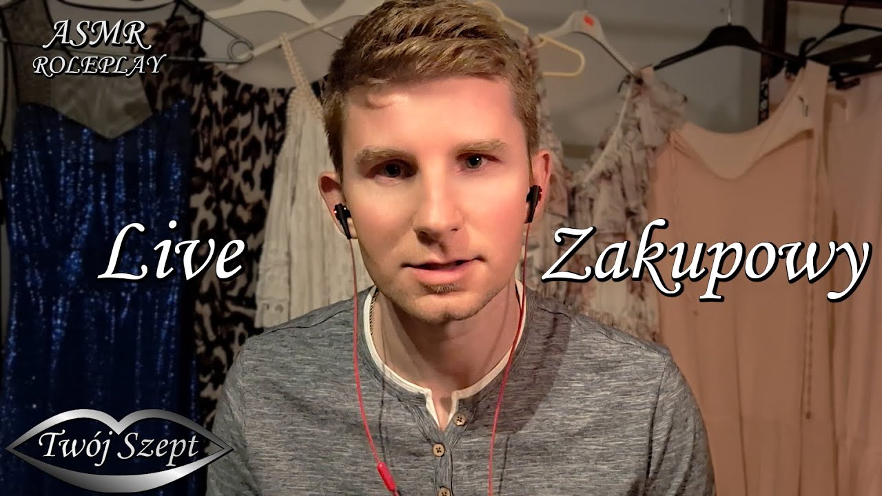 ASMR - Po Polsku 🎧 Live Zakupowy Roleplay 😉 Butik z Sukienkami 👗