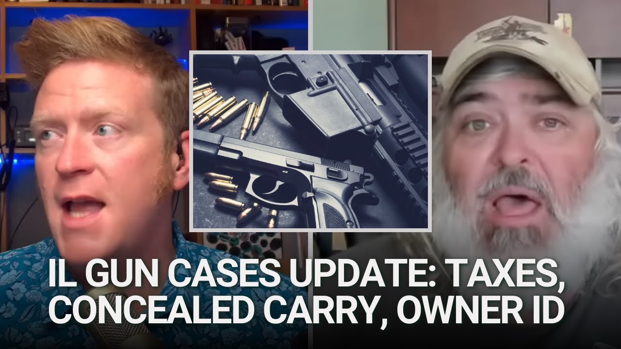 IL gun cases update: Gun/ammo tax, concealed carry mass transit, gun owner ID challenge