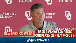 Oklahoma HC Brent Venables press conference (New Mexico Week) - 9/15/2026