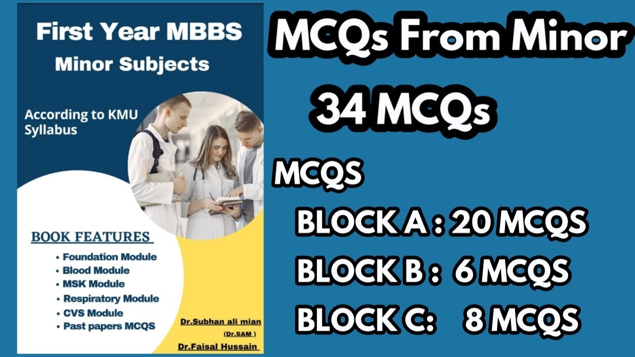 First Year MBBS Minor Subjects Save Easy Marks Easy Approach To Minor first-year-mbbs-minor-subjects-save-easy-marks-easy-approach-to-minor