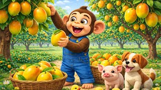 Harvesting Fruit on the Farm: Monkey Farmers and Their Pets Work Efficiently screenshot 4