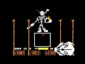 Unitale Disbelief Genocide Papyrus戦(undertale fangame)