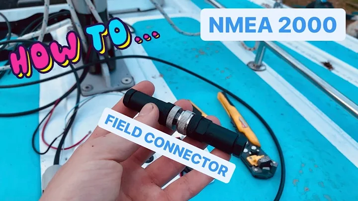 How To Fit A Field Connector NMEA2000 (I Got The Wind Vane Working) Sailing Meraki | Ep.30