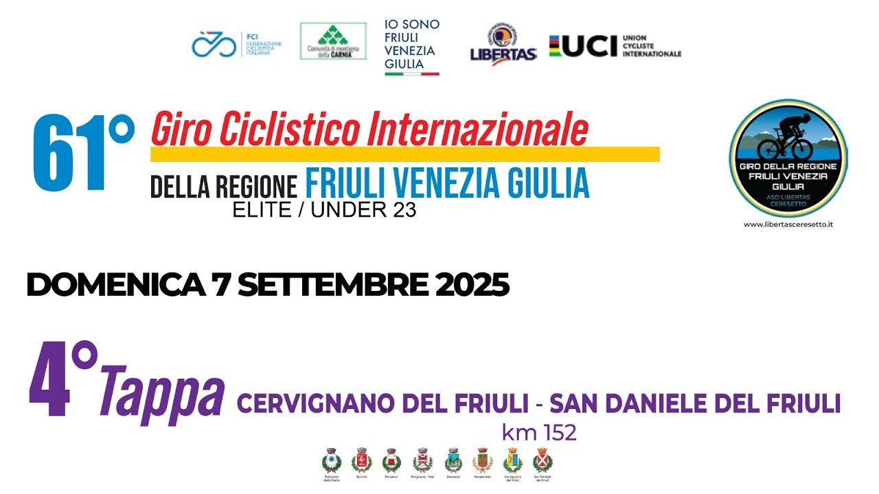 61° Giro ciclistico internazionale Friuli Venezia Giulia Elite\Under 23 - 4° Tappa