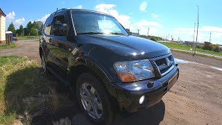 Несокрушимый рамный внедорожник! mitsubishi pajero 3 дизель (4M41). тест и обзор.