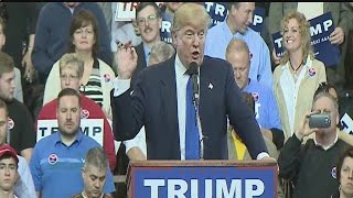 Protesters peaceful at Donald Trump rally in Cleveland