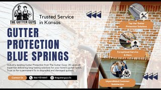 Gutter Protection Blue Springs - The Gutter Guys