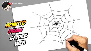 How to draw Spider Web