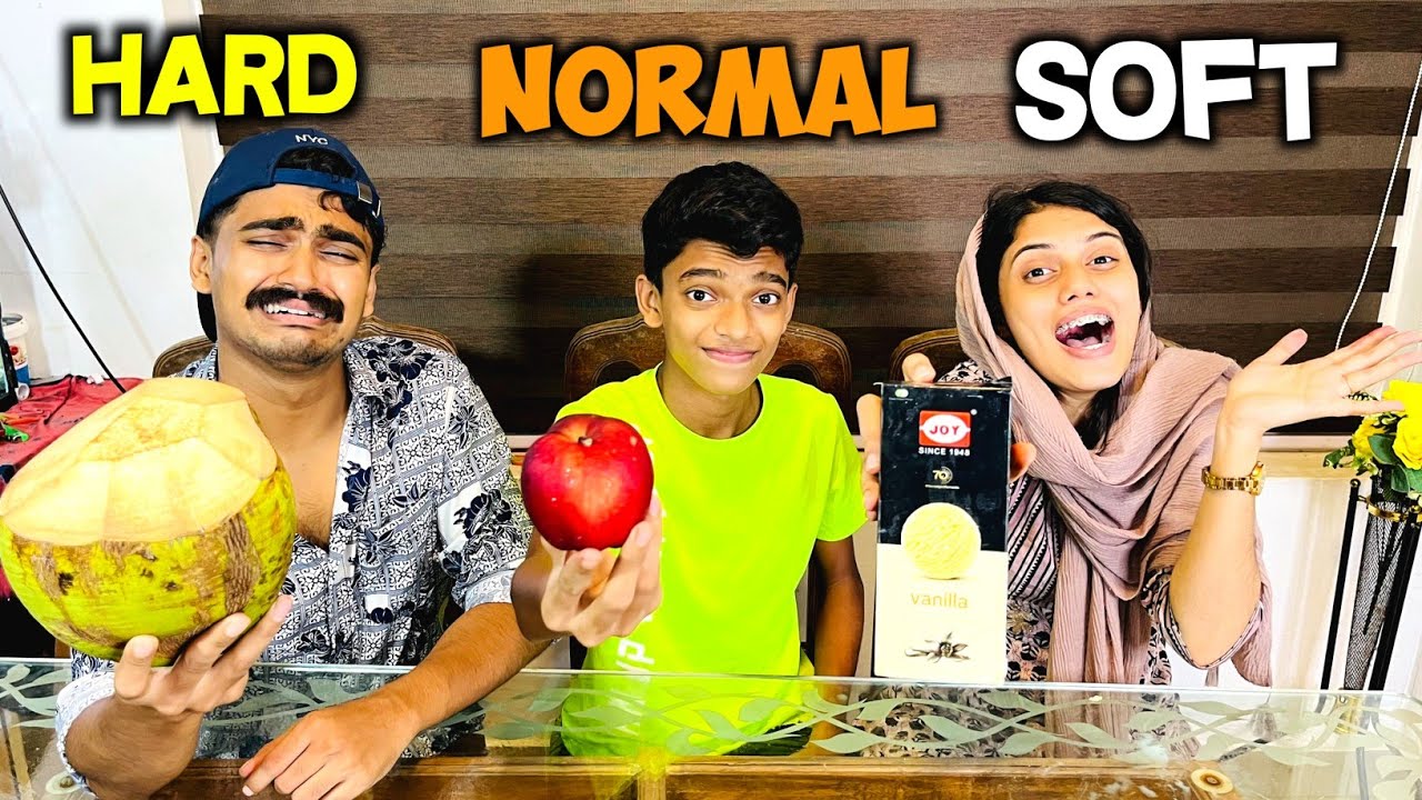 Hard VS Soft VS Normal Food Eating Challenge | Bengu പച്ച മുട്ട വിഴുങ്ങി ചർധ്ധിച്ചു🤮
