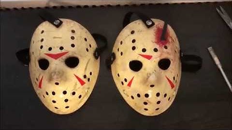 Friday the 13th Part 3/4 Crash Cunningham Jason Masks, review and unboxing