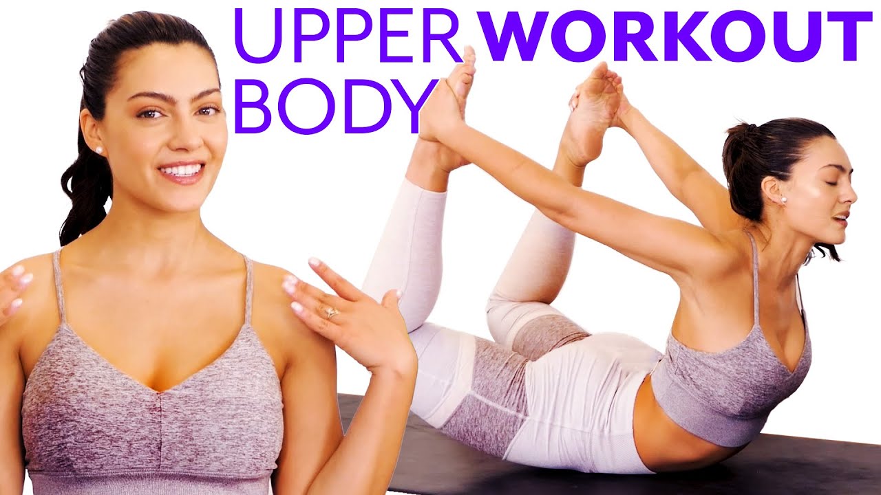 10 Minute Upper Body Yoga Workout, Shoulders Focused Pilates, Body Stability & Posture w/ Sinah