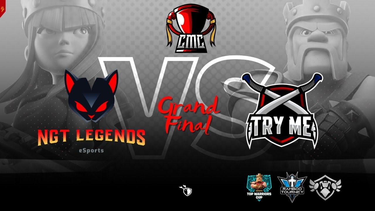 GRANDE FINAL DA CMC | NGT LEGENDS VS TRY ME | CLASH OF CLANS