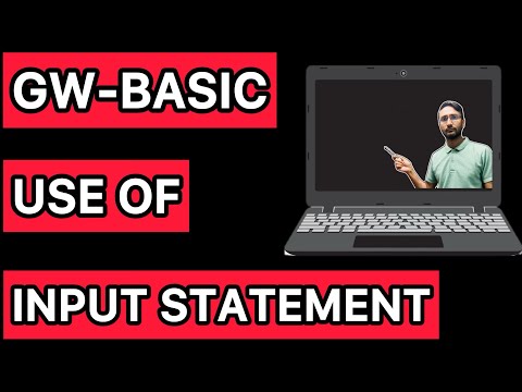 INPUT STATEMENT | USE OF INPUT STATEMENT | GW BASIC | PC-BASIC | ​⁠@mkafunda4156