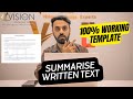 Pte summarize written text  score 9090  2024 tips and template  vision language experts