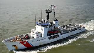 Coast Guard Cutter Reliance patrols the Gulf of America 2025