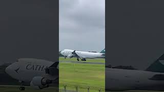 Cathay Pacific Cargo Boeing 747 CGK Soekarno Hatta intr AirPort IDN #aviation #airplane #airport