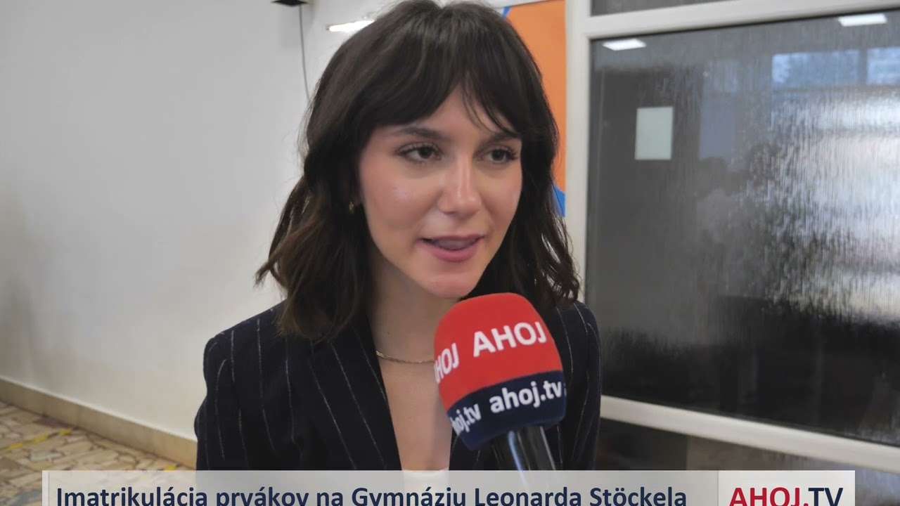 Imatrikulácia prvákov na Gymnáziu Leonarda Stöckela