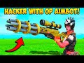 *HACKER* HAS SUPER BROKEN AIMBOT!! - Fortnite Funny Fails and WTF Moments! #1015