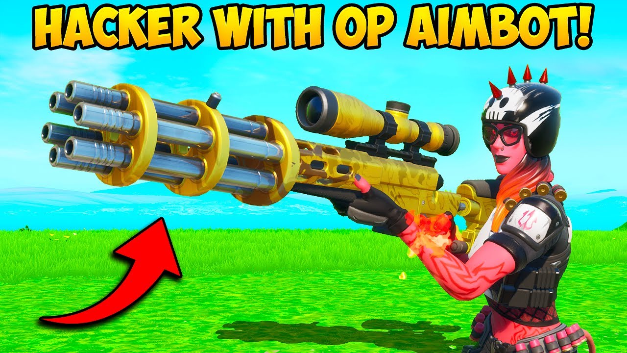 *HACKER* HAS SUPER BROKEN AIMBOT!! - Fortnite Funny Fails and WTF Moments! #1015