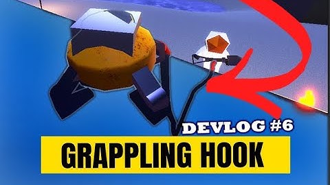 I modeled and programmed a grappling hook for my indie game - Devlog #6