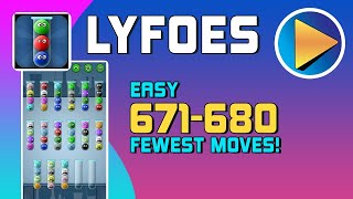 Lyfoes Easy Levels 671 to 680 Walkthrough [100% Perfect!]