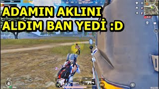 ADAMIN AKLINI ALDIM ! BAN YEDİ :) SOLO SQUAD PUBG MOBİLE