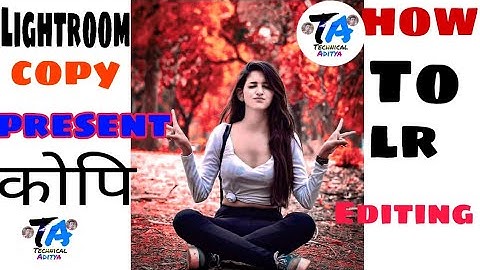 Lr Lightroom Photo Editing Background Colour Change 2020 || Lightroom Black & Orange