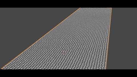 ( WITH Project file ) [2.8+] EASY Blender procedural Cobblestone road(CC0)