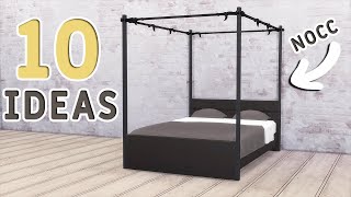 : BASE GAME: 10 BEDS | Functional Furniture | Tutorial | No CC or Mods | The Sims 4