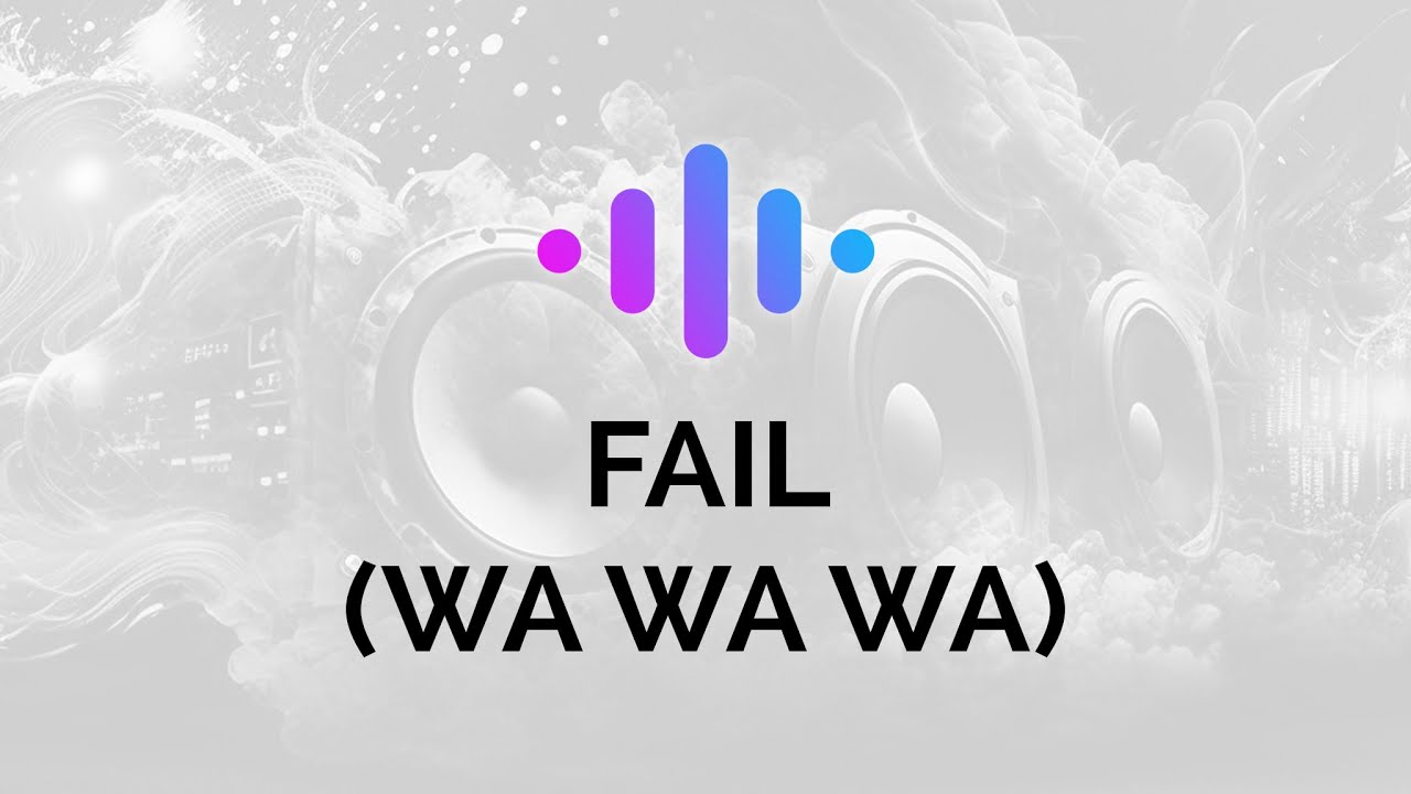Fail (wa wa wa) Sound Effect Royalty free Video/Audio editing