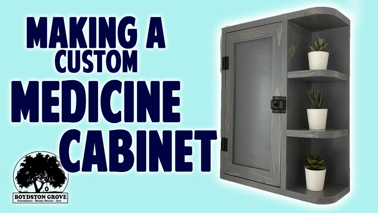 Making a Custom Medicine for the Bathroom // Woodworking