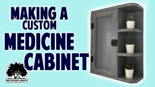 Making a Custom Medicine Cabinet for the Bathroom // Woodworking Project