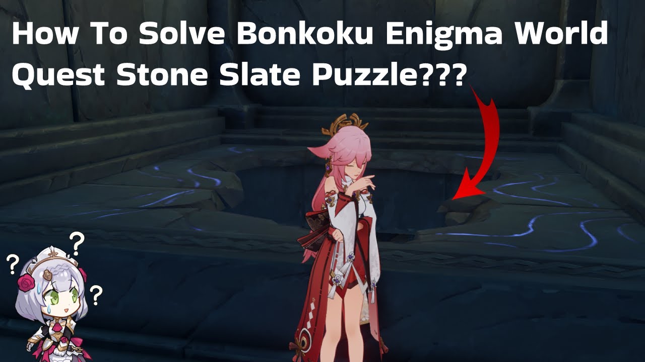 How To Solve The Bunkoku Enigma (World Quest) Stone Slate Puzzle [Genshin Impact]