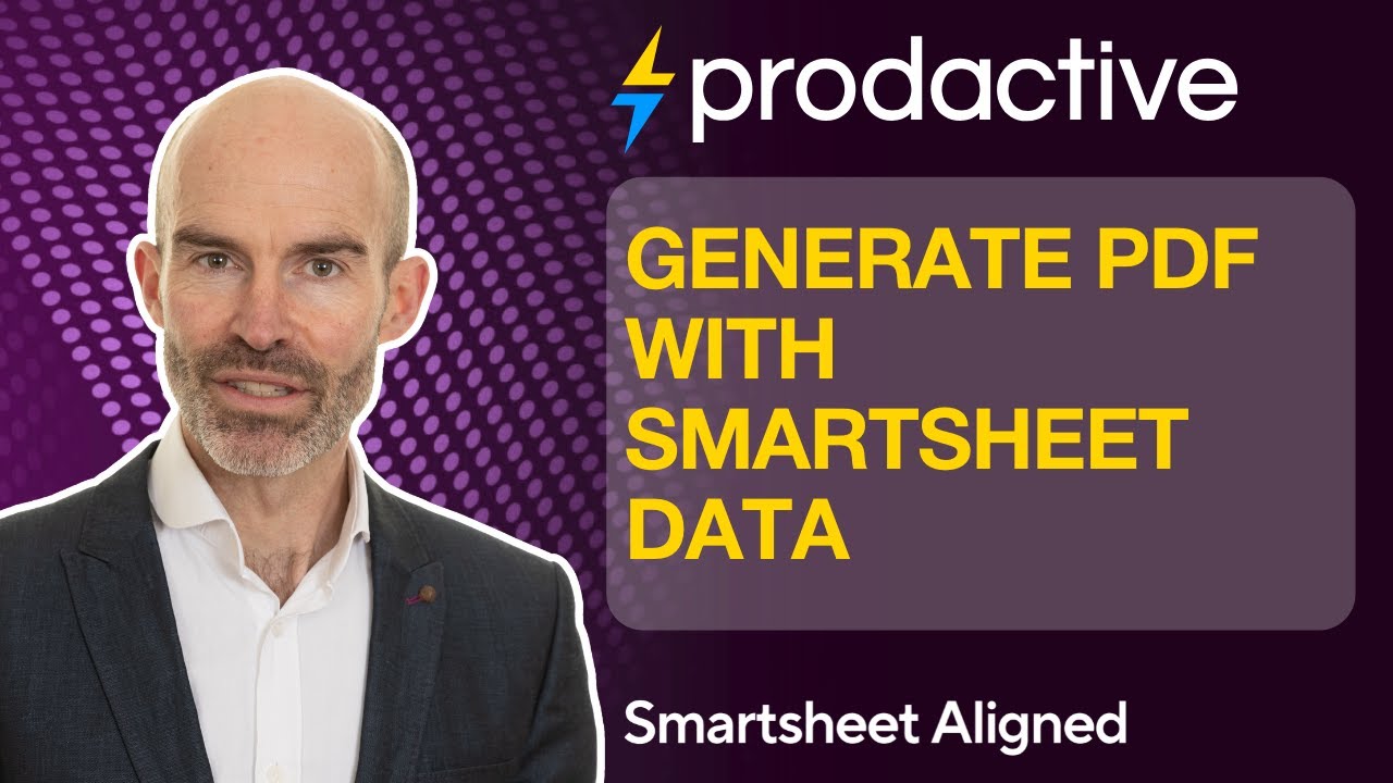 Smartsheet demo of Document Builder: how to quickly generate PDF documents using Smartsheet data