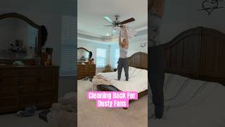 CLEANING HACK FOR DUSTY FANS!