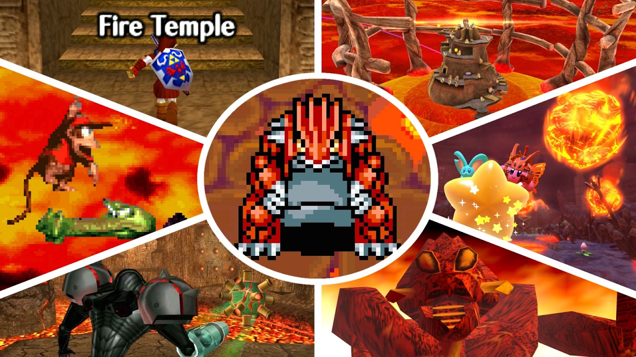The Greatest Lava Levels in Nintendo History