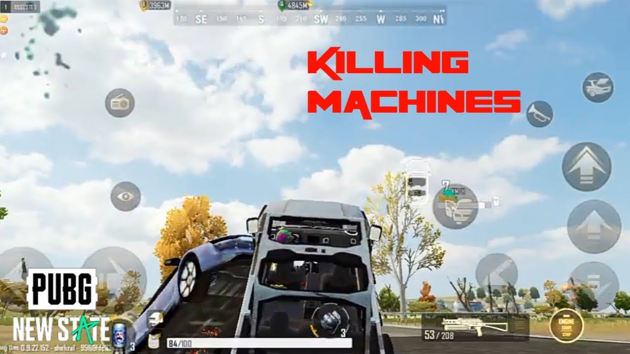 Using vehicles like a harvester🤨 | Krafton Pubg New State Global Official Gameplay Android ios