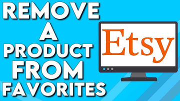 How To Remove a Product From Favorites on Etsy