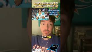 TOP 3 SIGNINGS FROM DAY ONE OF FREE AGENCY! #nfl #nflanalysis #nflfreeagency #nflshorts