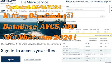 Hướng dẫn cách tải Database, AVCS, AIO mới nhất 03/01/2024 qua File Share Service | VDT OFFICIAL