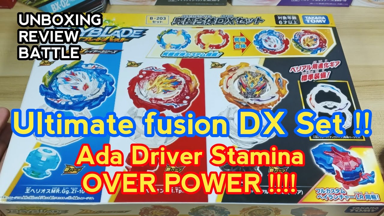 TAKARA TOMY Beyblade Burst BU Ultimate Fusion DX Set B-203