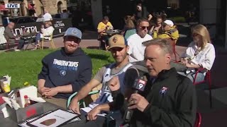 Minnesota Timberwolves Fans Fill Minneapolis Ahead Of Game 3