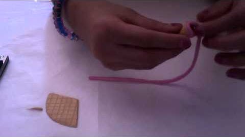 Polymer clay Soft serve tutorial
