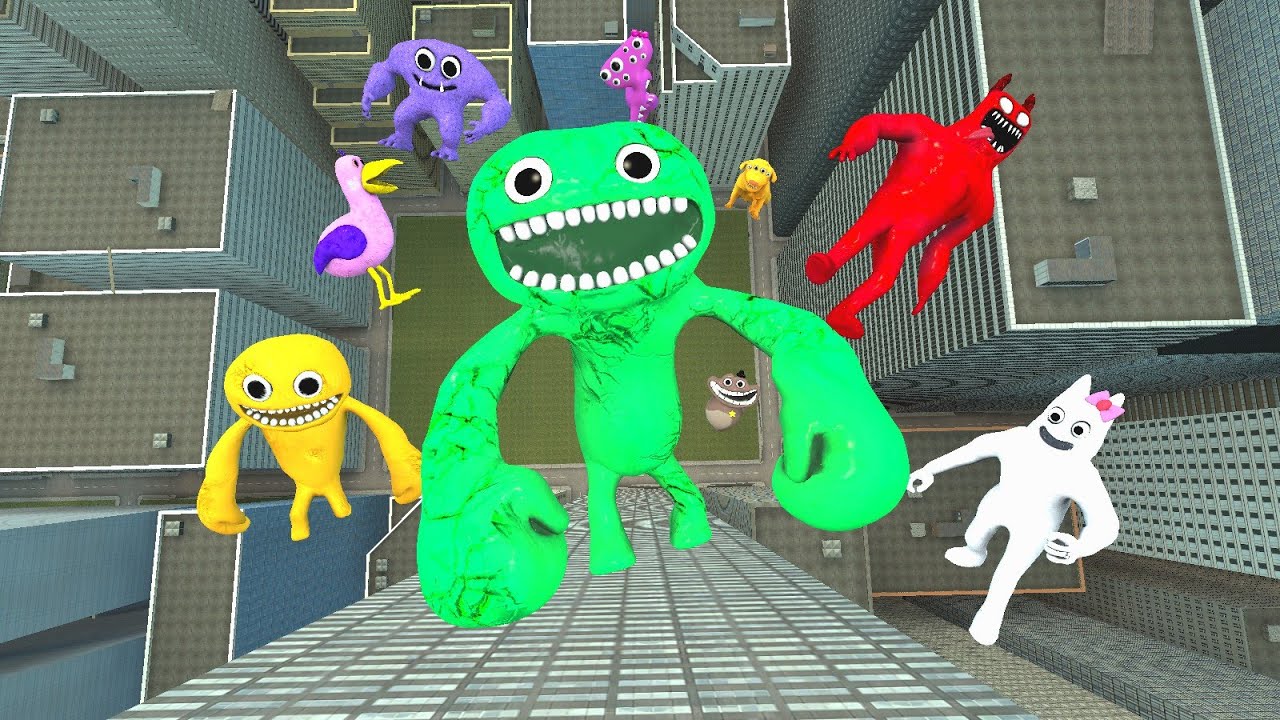 BİNADAN AŞAĞI GARTEN OF BANBAN SPARTAN KİCK İLE ATIYORUM GARRY'S MOD