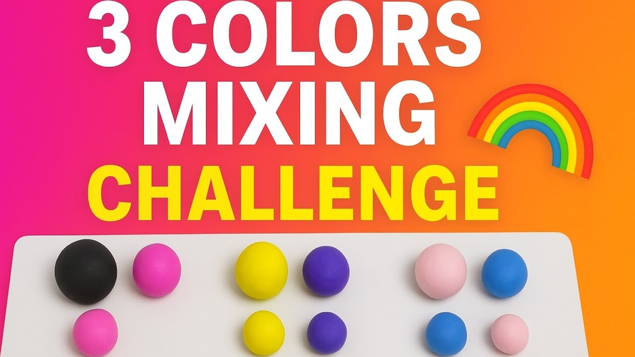 Color Fusion Experiment 🎨 | Relaxing Clay Mixing ASMR